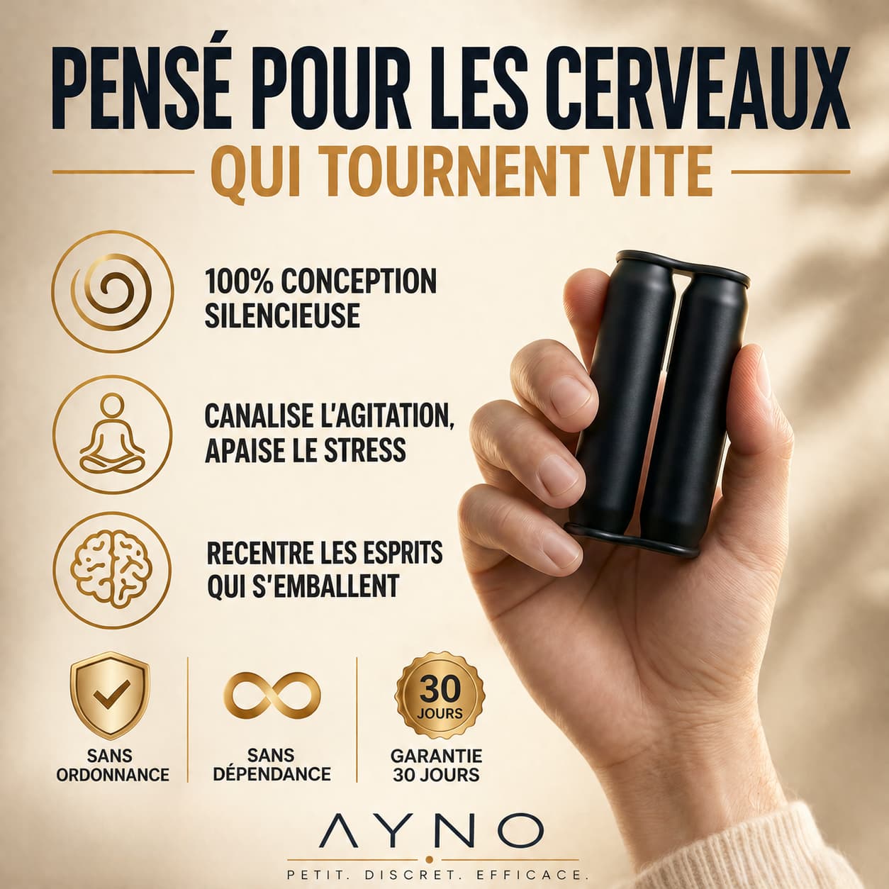 AYNO — Le Roller Anti-Stress Silencieux